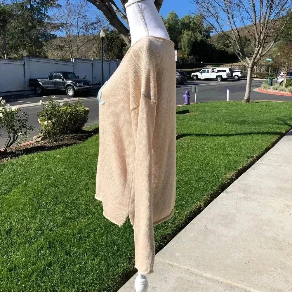 Marled by Reunited Beach Sweater Medium NWOT Resort Wear